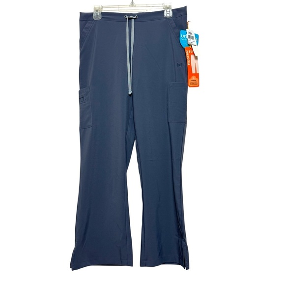 NWT Urbane Performance Endurance Cargo Pants Scrubs Graphite Gray Stretch Sz SP - Picture 1 of 12